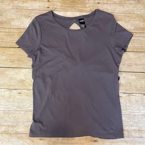 Victoria Sport Dusty Purple Open Back Tee | S